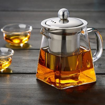 Stove Heat Proof Square Kettle Teapot