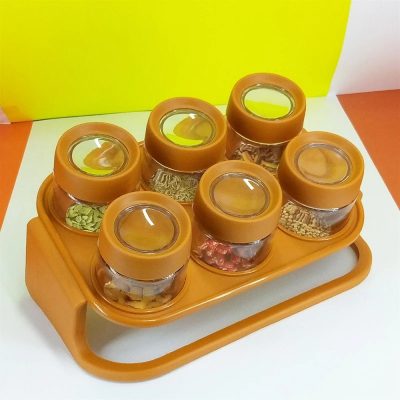6 Pcs Acrylic Spice Jars