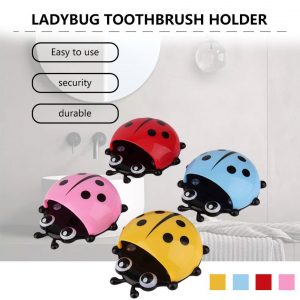 Ladybug Brush Holder - Multicolor