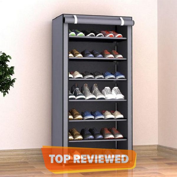 7 Layer Shoe Stand Shoe Rack Multipurpose Shelf Shoe Storage Non-woven Fabrics Large Shoe Rack Organizer