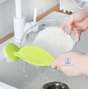 Rice Washing Spoon Bean Washer Cleaning Drain Filter Kitchen Tool