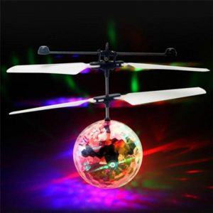Kids Magic Electric Flying Ball Helicopter Infrared Sensor LED Light Toys