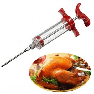 Stainless Steel BBQ Seasoning Injector Turkey Injector Kitchen Tool