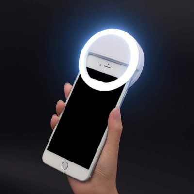 Rechargeable LED Ring Selfi Light for Smartphones