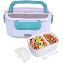 Electric Food Heating Lunch Box For Students and Food Warmer Container also For TravelPicnic