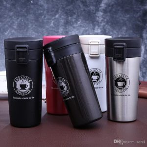 380ml Thermos Vacuum Cup Double Layer Travel Outdoor School Coffee Flask Water Bottle Mug Keep Heat/cold
