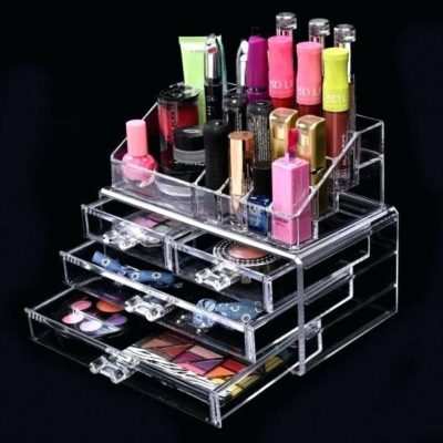 Makeup Storage Display Stand And Organizer Box