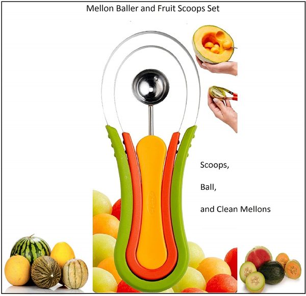 Melon Baller and Fruit Scoop Set