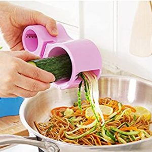 Vegetables Spiral Cutter With Knife Sharpener - Green
