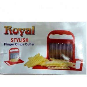 Finger Chips Cutter with Cutting Borad Royal - Red
