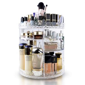 360 Degree Rotating Makeup Cosmetics Storage Organizer