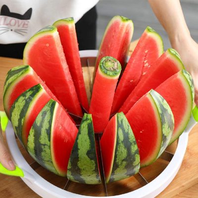 Premium Stainless Steel Sharp Blades Watermelon Slicer Fruit Cutter