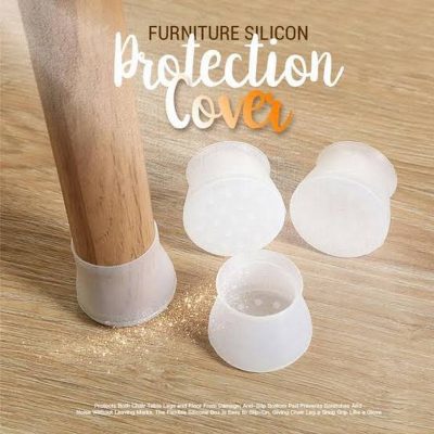 24Pcs Furniture Silicon Non-Slip Protection Cover Silicone Chair Table Foot Cover Protector