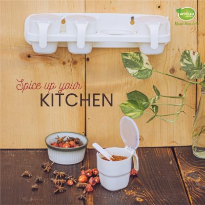 4 In 1 Beautiful Chili Spice Rack Wall Hanging Kitchen Rack High Quality