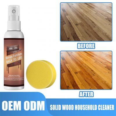 Solid Wood Home Cleaner And Polish Polish Natural Shine Scratches Leaves Protective Layer 250ml Pet Furniture Protector Chair